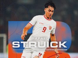 Rafael Struick timnas Indonesia @brisbaneroar