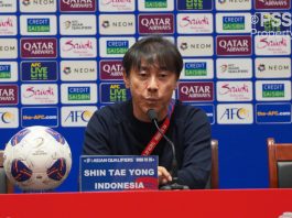 Pelatih timnas Indonesia, Shin Tae-yong jumpa pers - PSSI