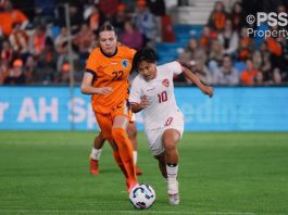 Timnas putri Indonesia vs Belanda, Sheva Imut vs Lotte Jasmijn Keukelaar - PSSI