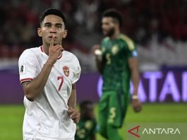 Timnas Indonesia vs Arab Saudi, Marselino Ferdinan 1 - Antarafoto