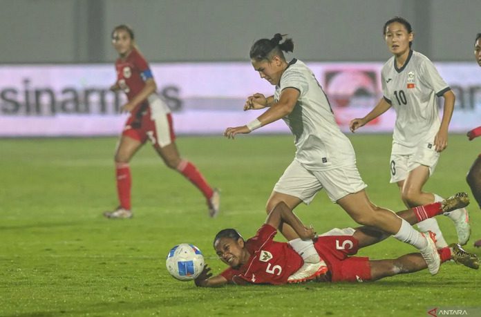 Timnas Putri Indonesia vs Kirgistan Kualifikasi Piala Asia Wanita 2026 - Antarafoto