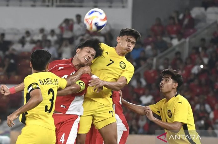 Timnas U-23 Indonesia vs Malaysia - Piala AFF U-23 2025 - Antara 1